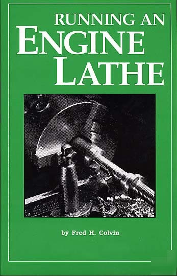 Running an engine lathe machine shop tool