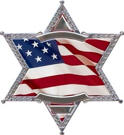 Sheriff decal reflective 12