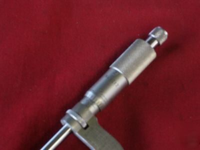 Starrett machinist od outside micrometer 1-2 .0001 grd