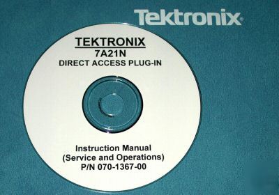 Tektronix 7A21N service manual