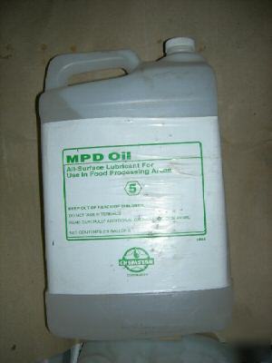 Two chemstar mpd oil LUB1 2.5 gallon bottle
