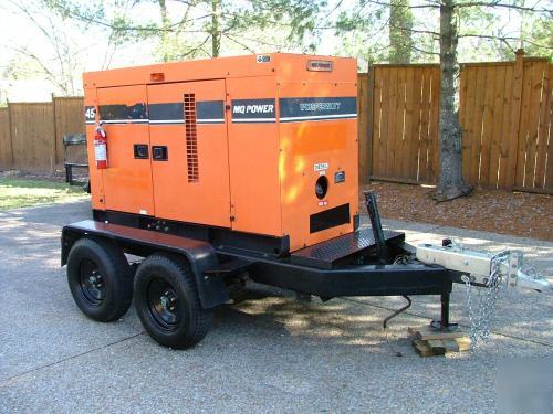 2000 multiquip 37 kw generator isuzu diesel trailer