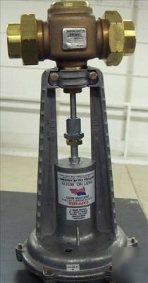 Air pneumatic operated 3-way hot water heating valve 
