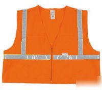 Allsafe services and mate 3009835 vest orange w / white