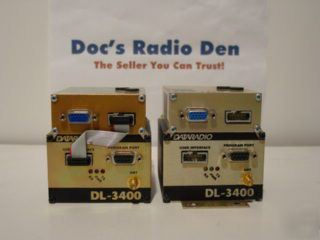 (2) dataradio DL3400 uhf transceivers/ DL3282 modems