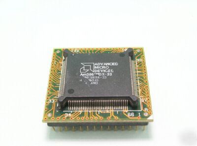 Amd AM386 dx-33 ceramic cpu ic goldpin