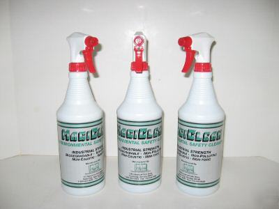 Magiclean industrial strength cleaner --3 bottles 
