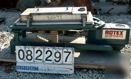 Used: rotex screener, model 111 ps ss/ss, 21