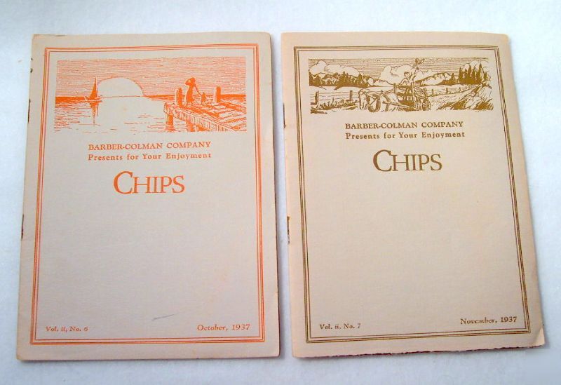 Vintage 1937 chips barber-colman co. milling cutters