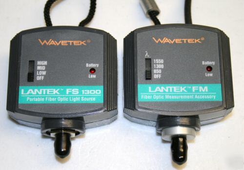 Wavetek lantek pro xl 1300NM fiber CAT5 cable certifier