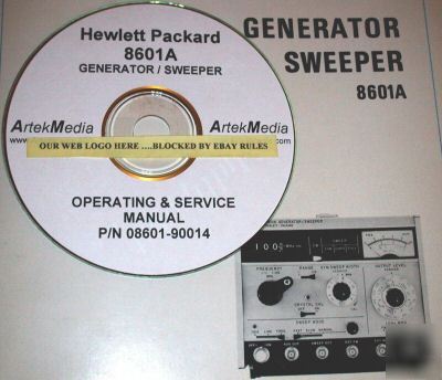 Hp 8601A generator/ sweeper operating & service manual