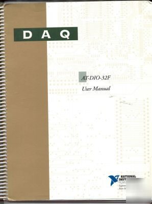 National instruments daq at-dio-32D user manual