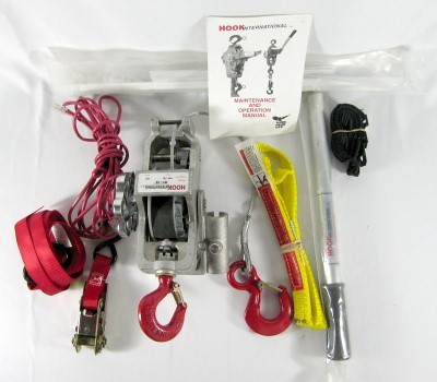 New hook international 1 ton cable hoist H1-15 