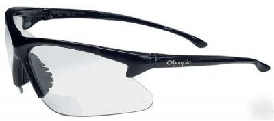 Olympic optical readers glasses-clr lens/blk frm +1.0
