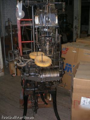 Scott & williams industrial sock knitting machine