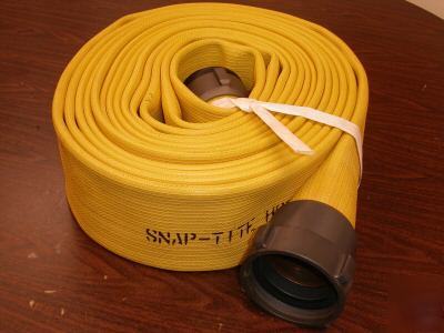 Snap-tite duralight hfx yellow sj 4X50' cpld., 4NH hose