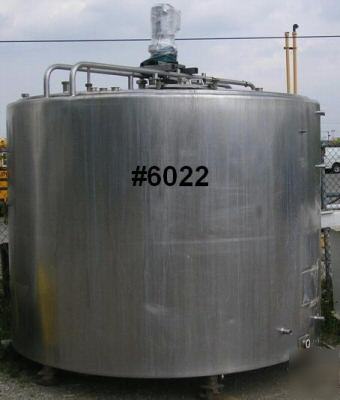 2,000 gallon girton vertical mix tank - s/s - 1 hp