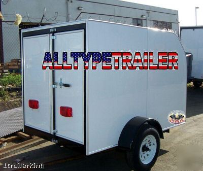2008 enclosed motorcycle atv toy hauler utility trailer