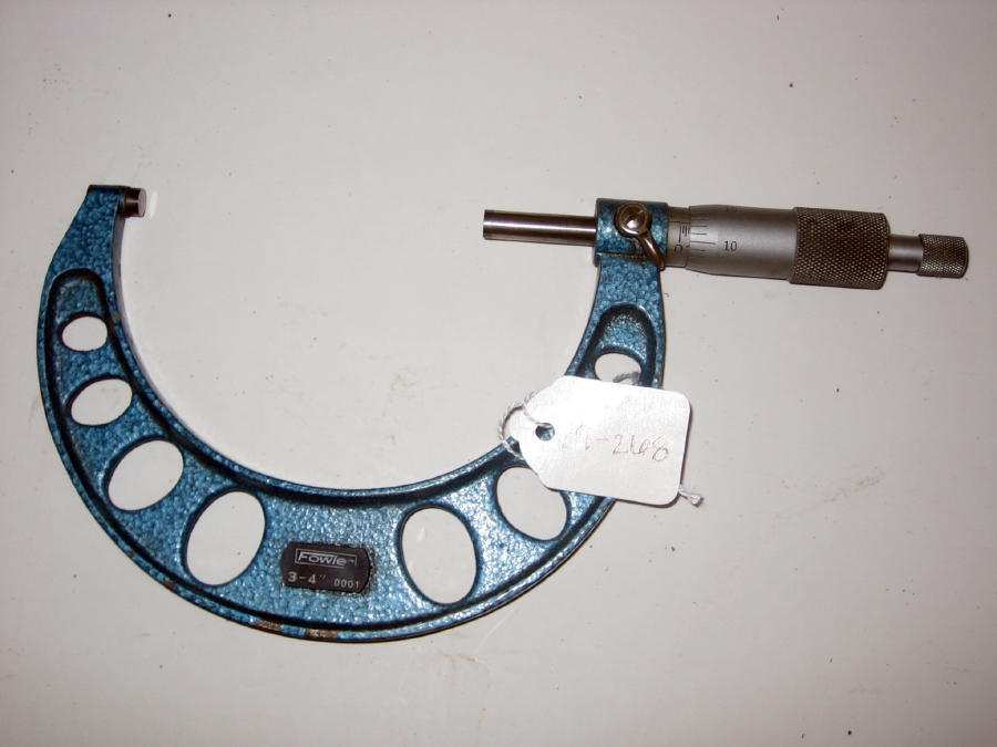 3 - 4 inch fowler outside micrometer