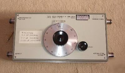 Agilent hp 393A variable attenuator coaxial 1GHZ 