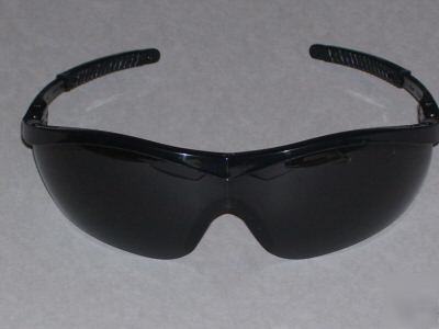 Crews storm safety glasses gray lens - black frame