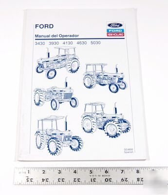 Ford tractor book - 3430/3930/4130/4630/5030 - spanish 