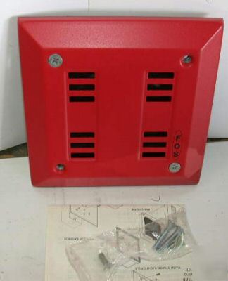 Fos 6123L-0-14-24-dc flush horn red fire alarm system