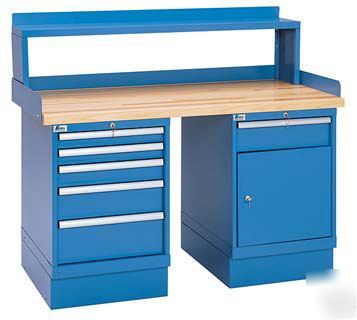 Lista bench cabinet steel storage drawer container work
