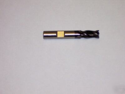 New - M42 tialn coated cobalt roughing end mill 4 fl 5/8
