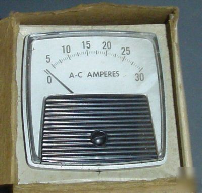 New ge ac amperes panel meter * in the box* 