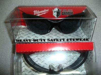 New milwaukee gray anti-fog safety glasses ~~ ~~