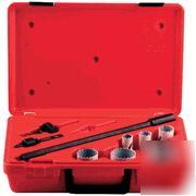 New vermont american 9 pc plumber hole saw set 18597 - 