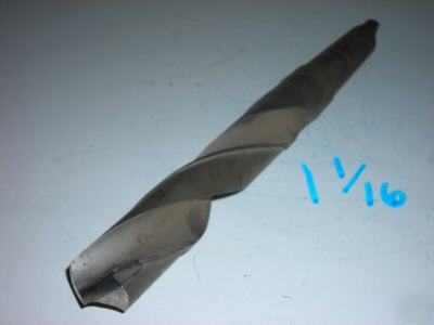 Used carbide tipped taper shank drill 1 1/16'' #3 mt
