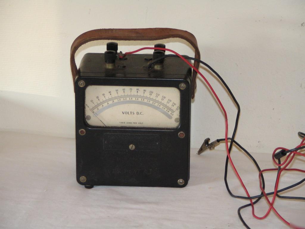 Vintage portable weston meter 
