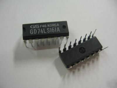 125PCS p/n GS74LS161AP ; integrated circuits dip-16