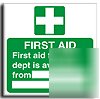 First aid avail.from ..sign-s.rigid-300X300MM(sa-027-rl