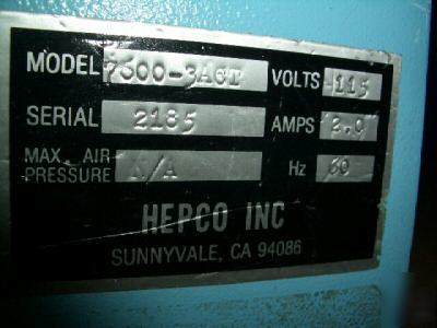 Hepco 7600-3ACT 0.003 ic lead former