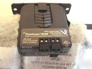 New lot 5 veris hawkeye 938 current sensor switch ct 