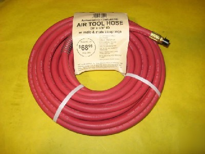 New red air tool hose 3/8