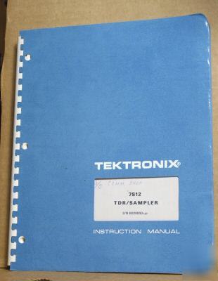 Tek tektronix 7S12 original service/operating manual