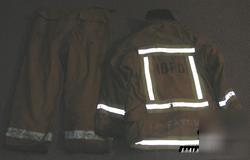 Turnout bunker gear fireman's sz 40 jkt & 34 pants