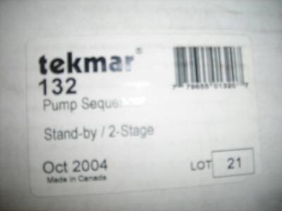 Tekmar pump sequencer 132 stad-by/2-stage *no *