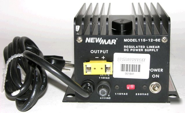 New mar 115-12-6E heavy duty power supply