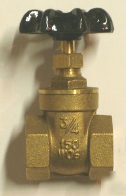 #VA11 - cast brass gate valve 3/4