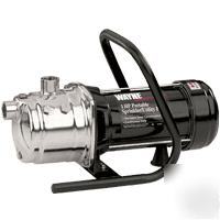 Wayne stainless steel sprinkler booster pump â€” 720 gph,
