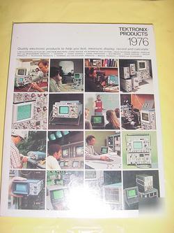 1976 tektronix products catalog tube ham
