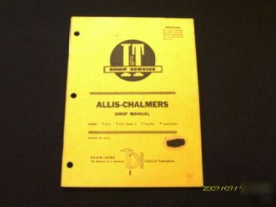 Allis chalmers i&t manual D21 series ii 2-10 2-20