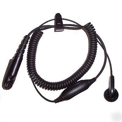 Earbud earpiece with mic and ptt for motorola GP344/388