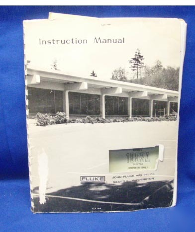 Fluke 1952A instruction manual w/schematics
