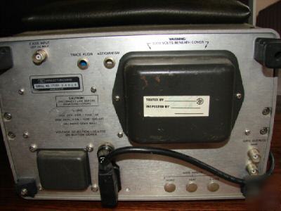 Hewlett packard hp 1740A 100 mhz oscilloscope 2 channel